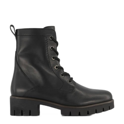 5th Avenue leren veterboots zwart afbeelding