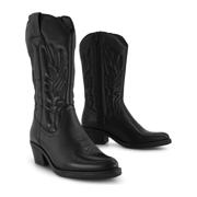 thumbnail: 5th Avenue leren cowboylaarzen zwart
