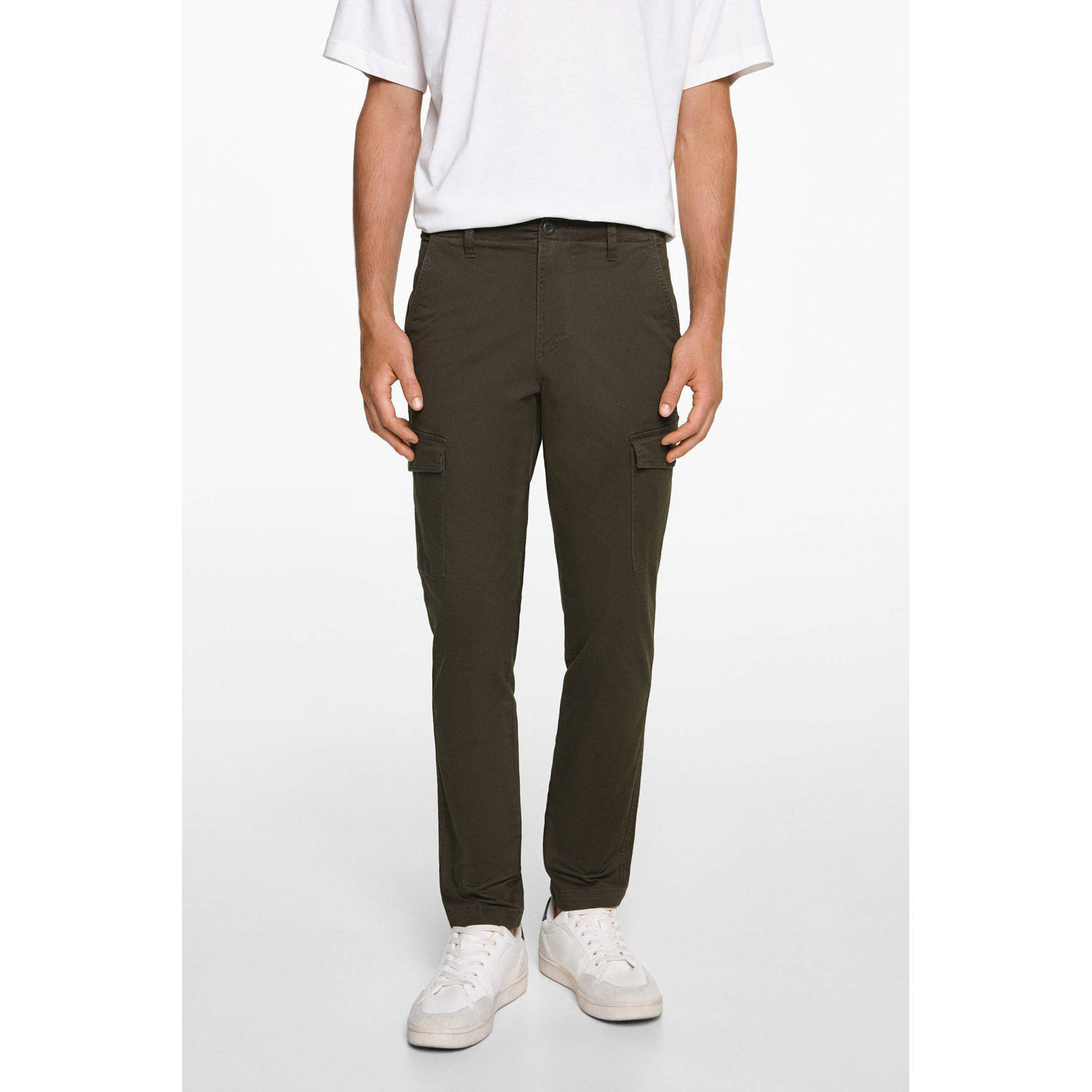MANGO TEEN cargobroek middengroen