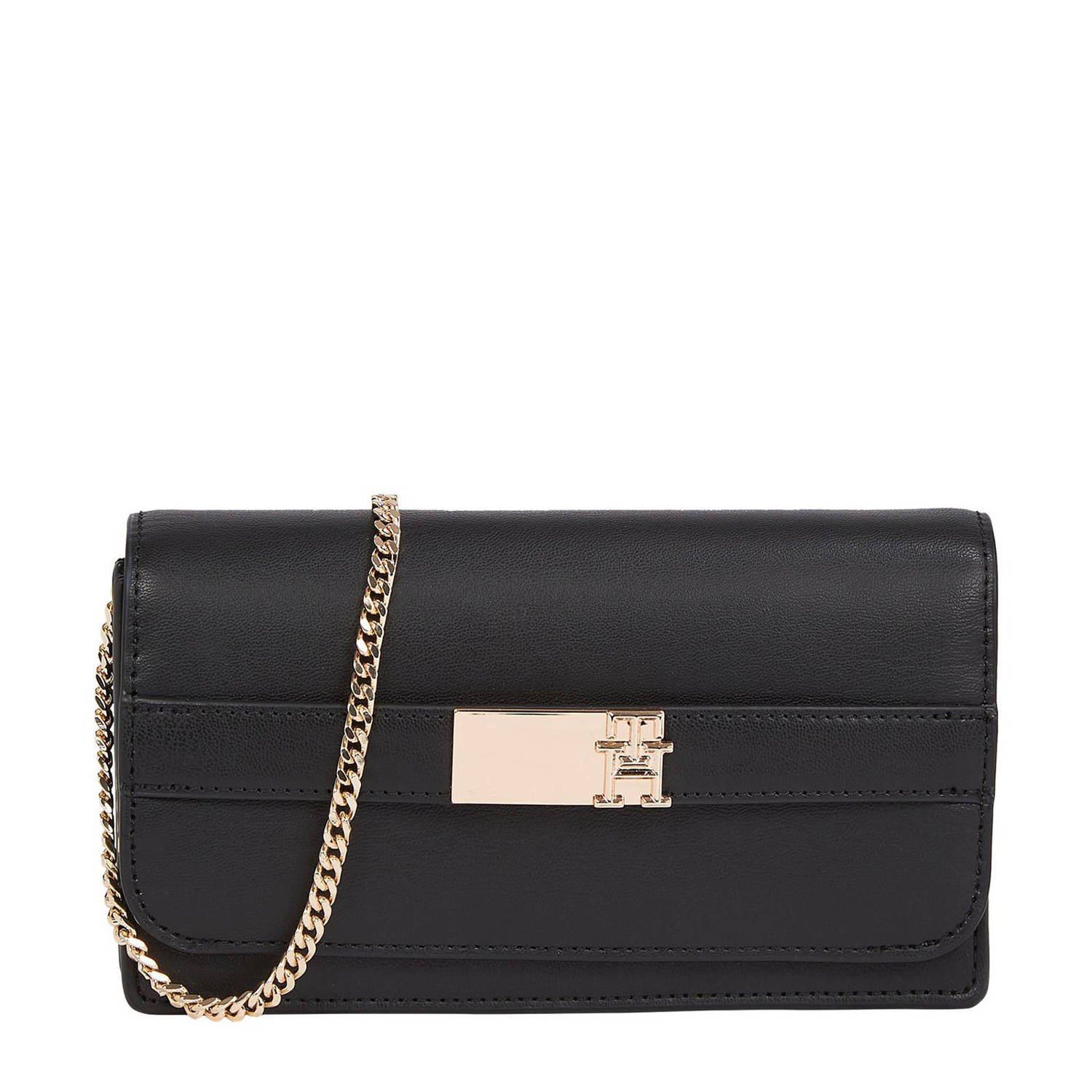 Tommy Hilfiger clutch TH Heritage zwart