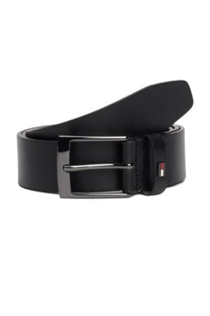 leren riem Adan zwart