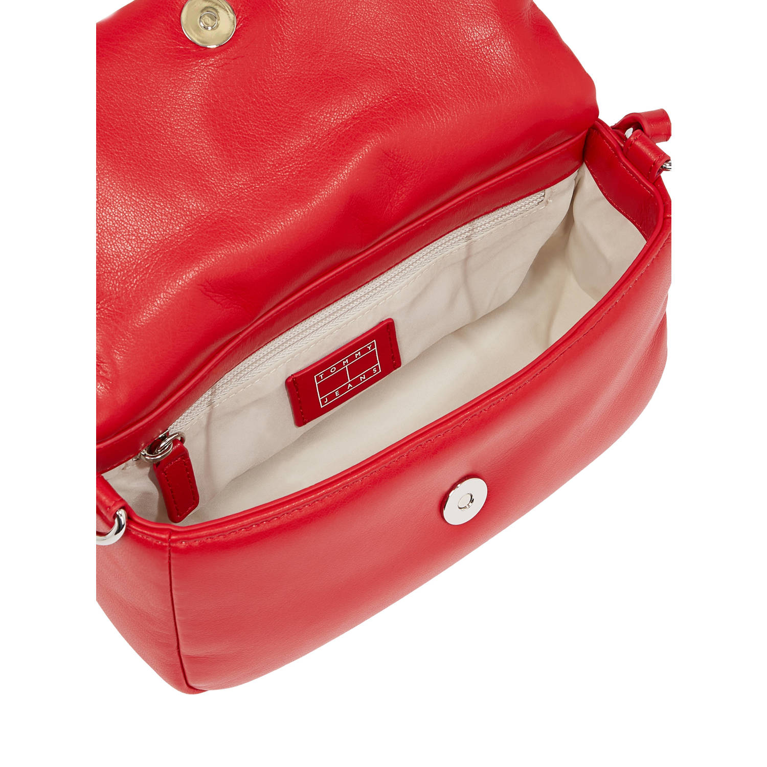 Tommy Jeans crossbody tas TJW Pillow rood