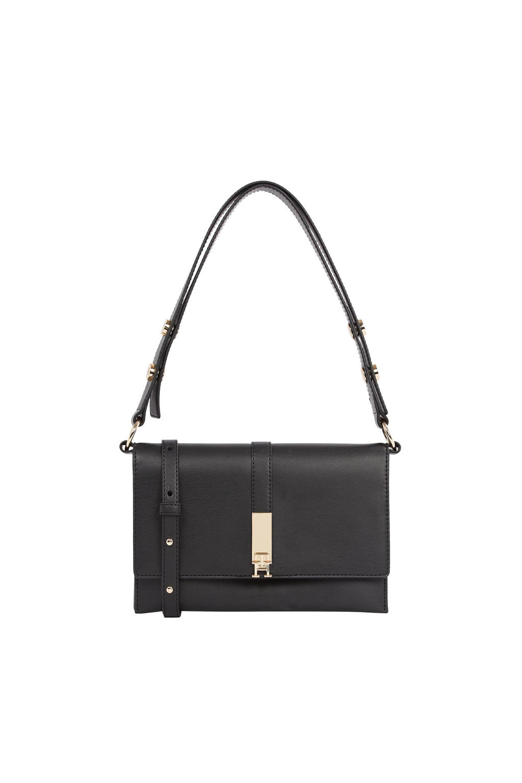 Tommy Hilfiger schoudertas TH Heritage zwart
