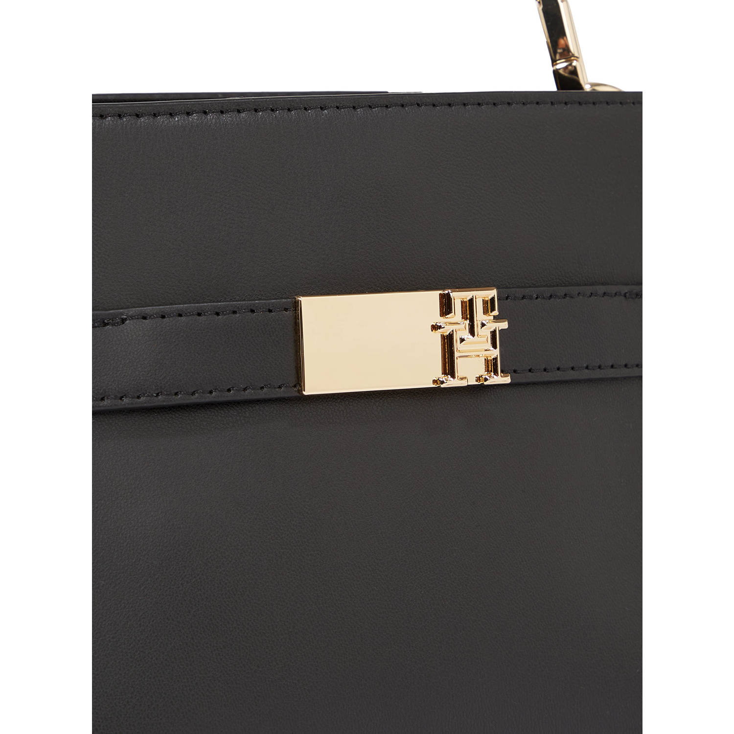 Tommy Hilfiger mini handtas TH Heritage zwart