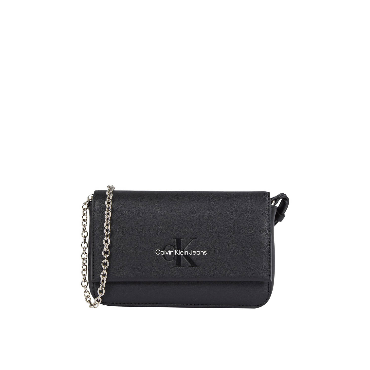 Calvin Klein Jeans Stijlvolle Crossbody Tas met Verstelbare Band Black Dames