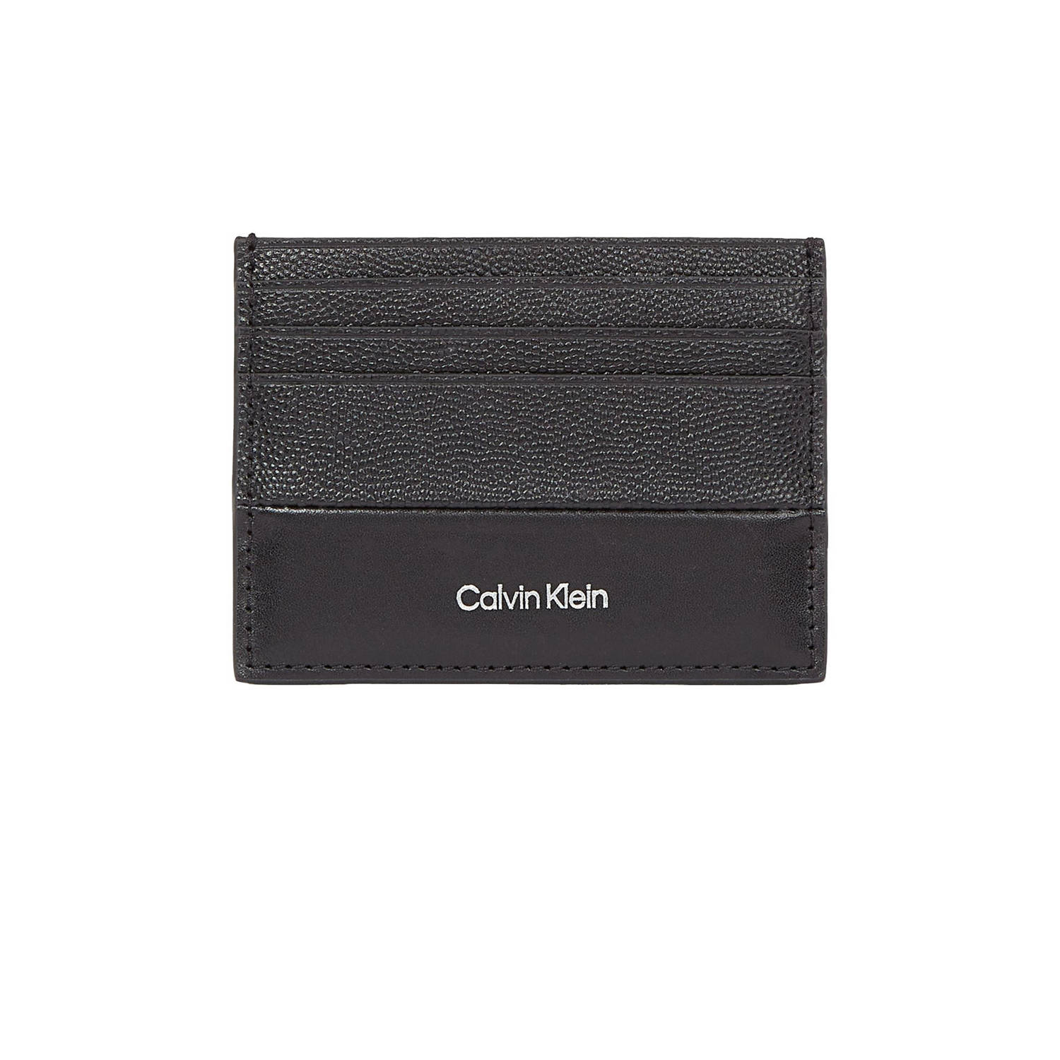 Calvin Klein leren pasjeshouder zwart