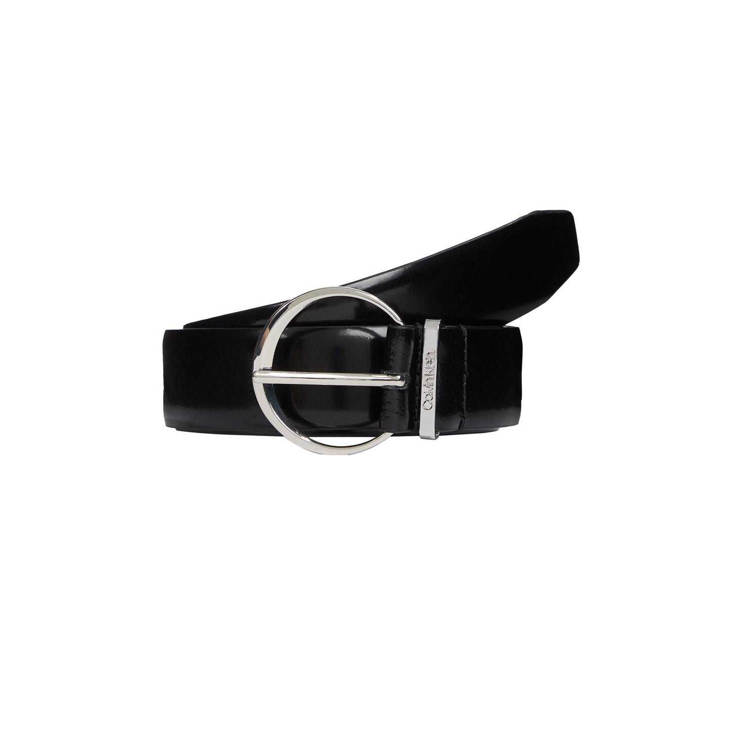 Calvin Klein leren riem Must zwart