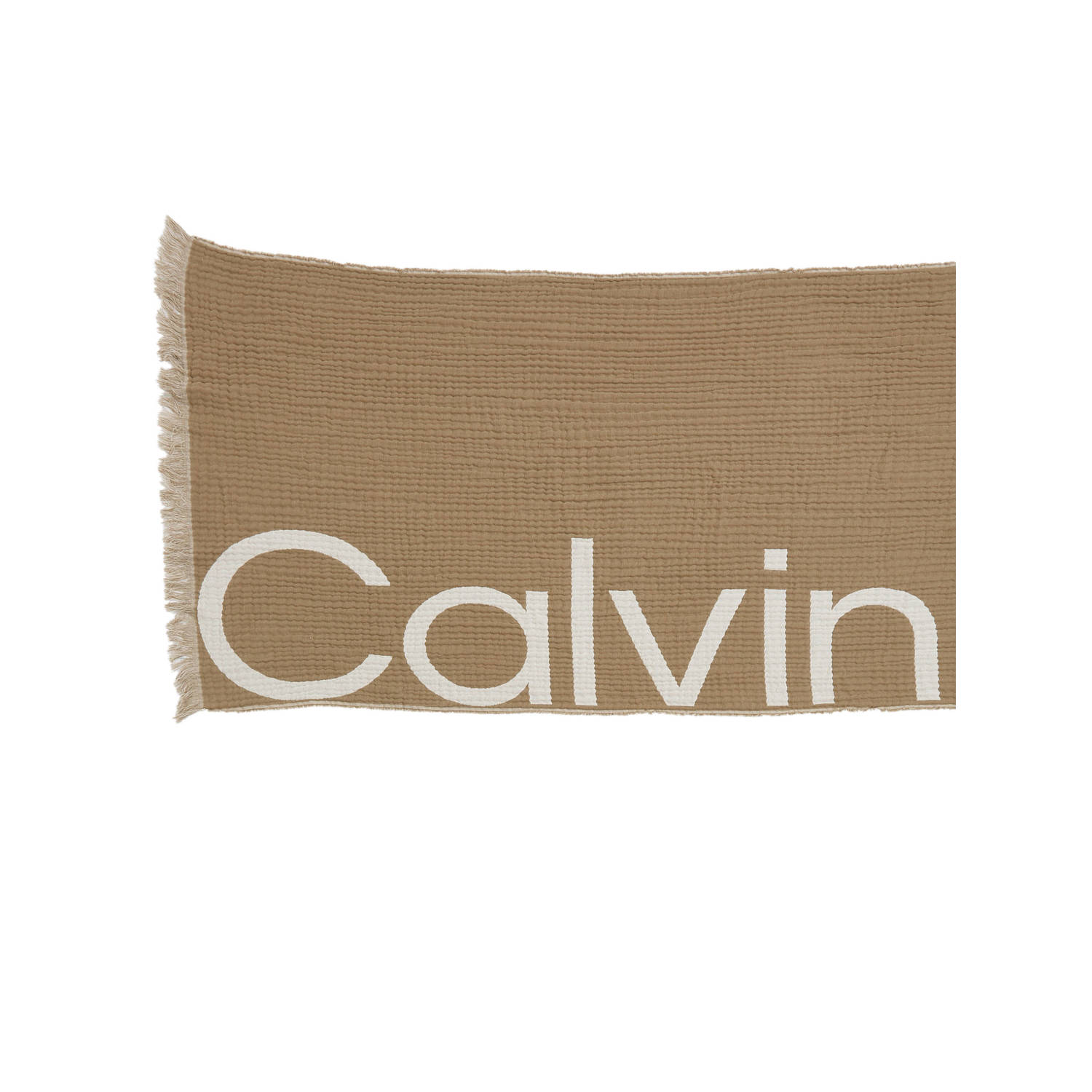 Calvin Klein sjaal lichtbruin