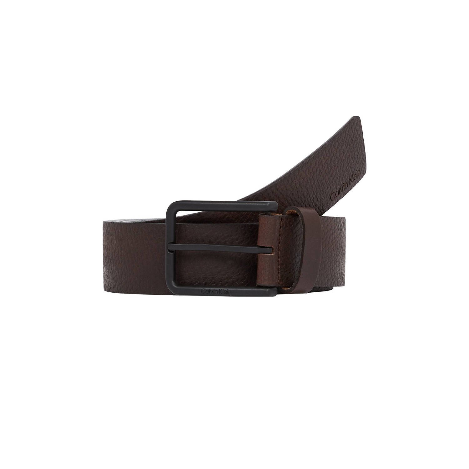 Calvin Klein Leren riem WARMTH PB 35MM Logoprint eenvoudige doornsluiting