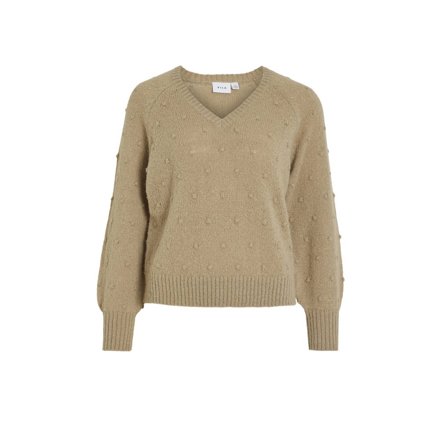 Vila Gebreide pullover met extra brede schouders model 'TULI'