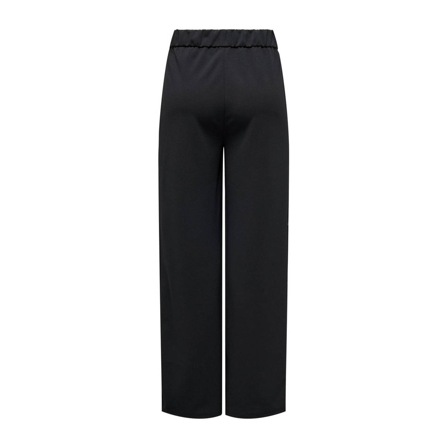 ONLY wide leg broek ONLSANIA zwart