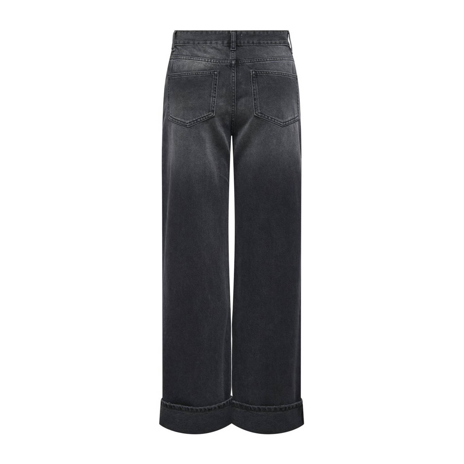 ONLY wide leg jeans ONLELLA black denim