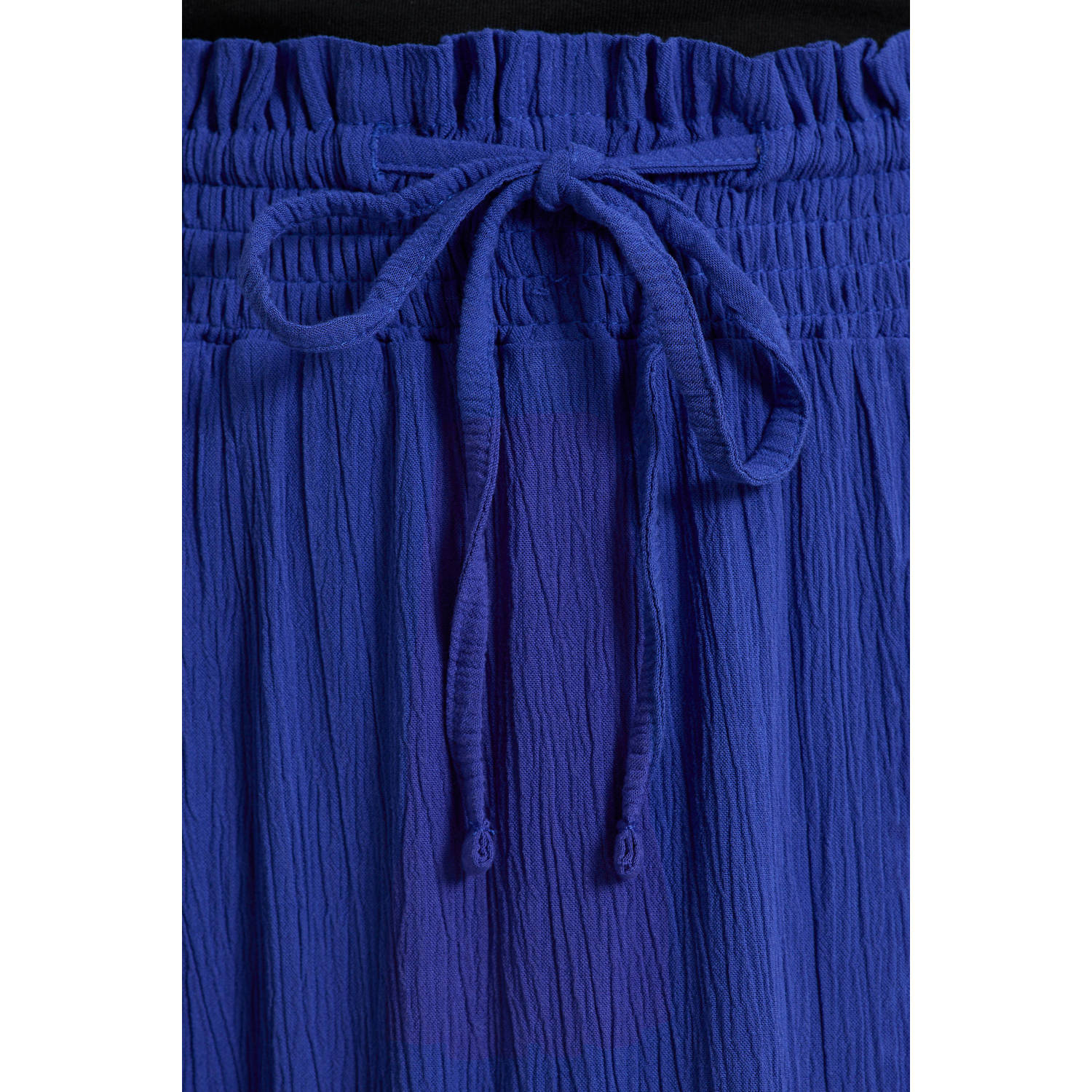 anytime maxi crinkle rok blauw