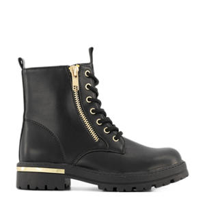   veterboots zwart