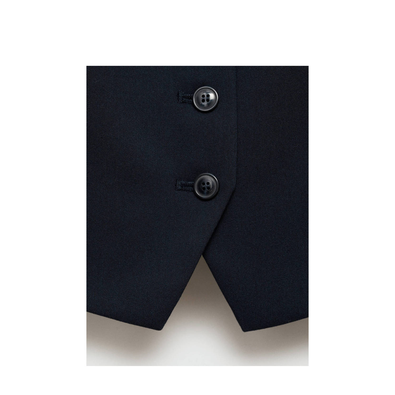 Mango gilet donkerblauw