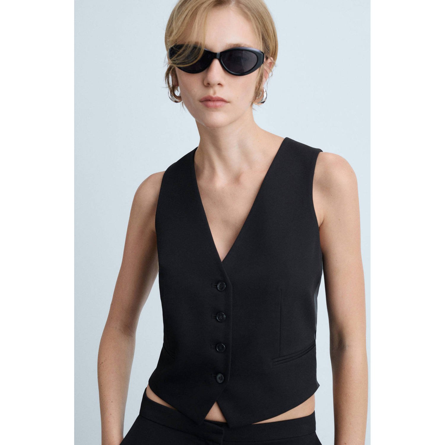 Mango gilet zwart