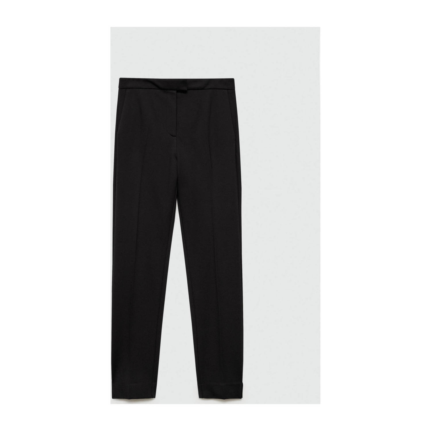 Mango slim fit broek zwart