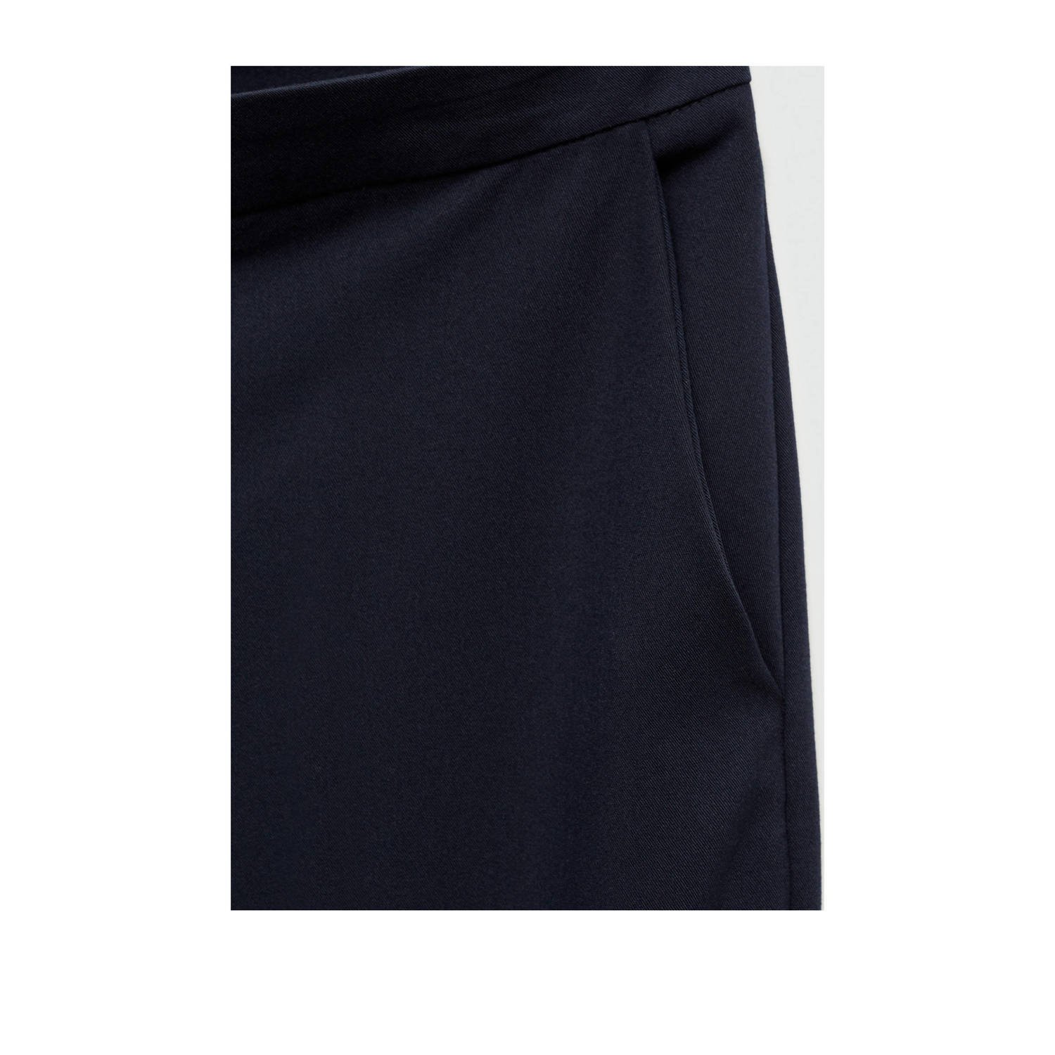 Mango high waist slim fit pantalon marine