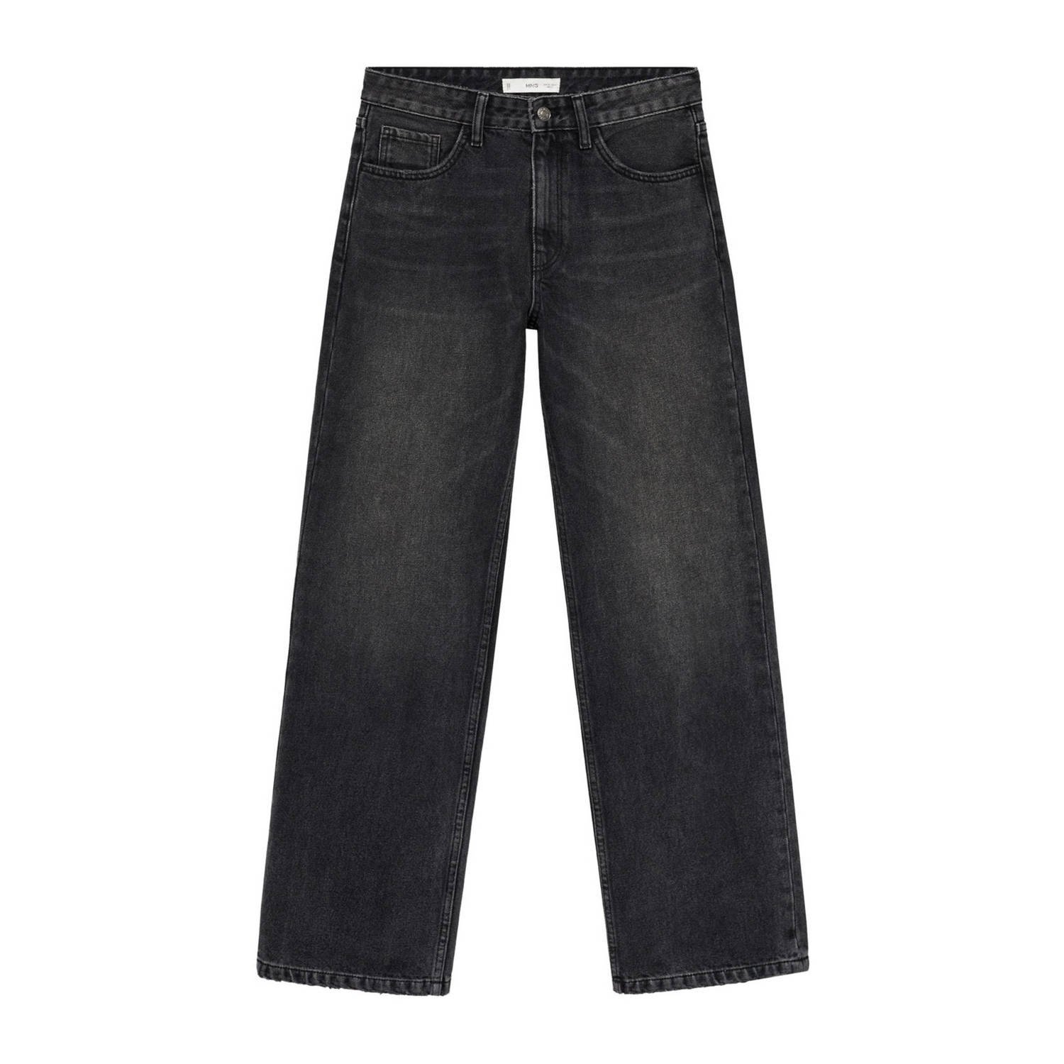 Mango straight leg jeans grey denim