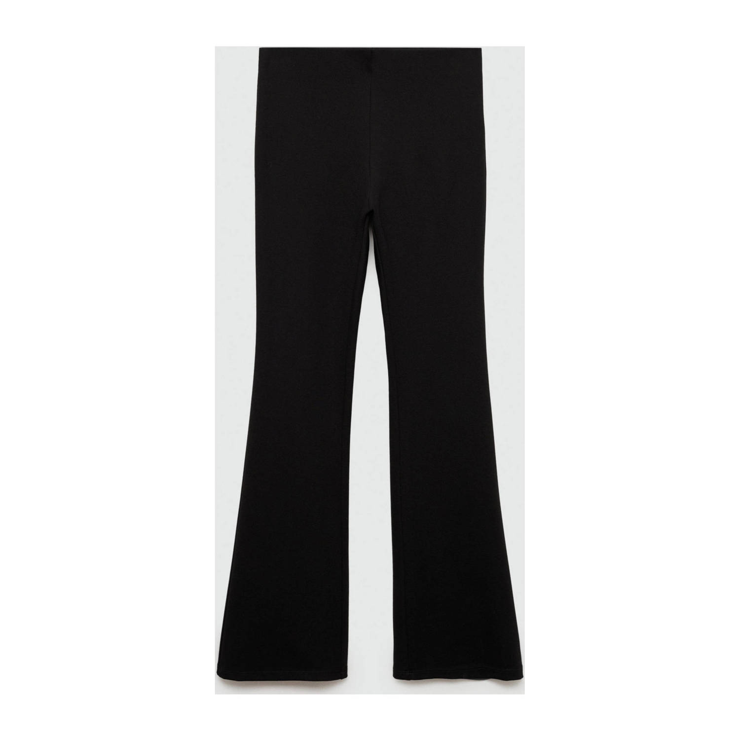 Mango flared broek zwart