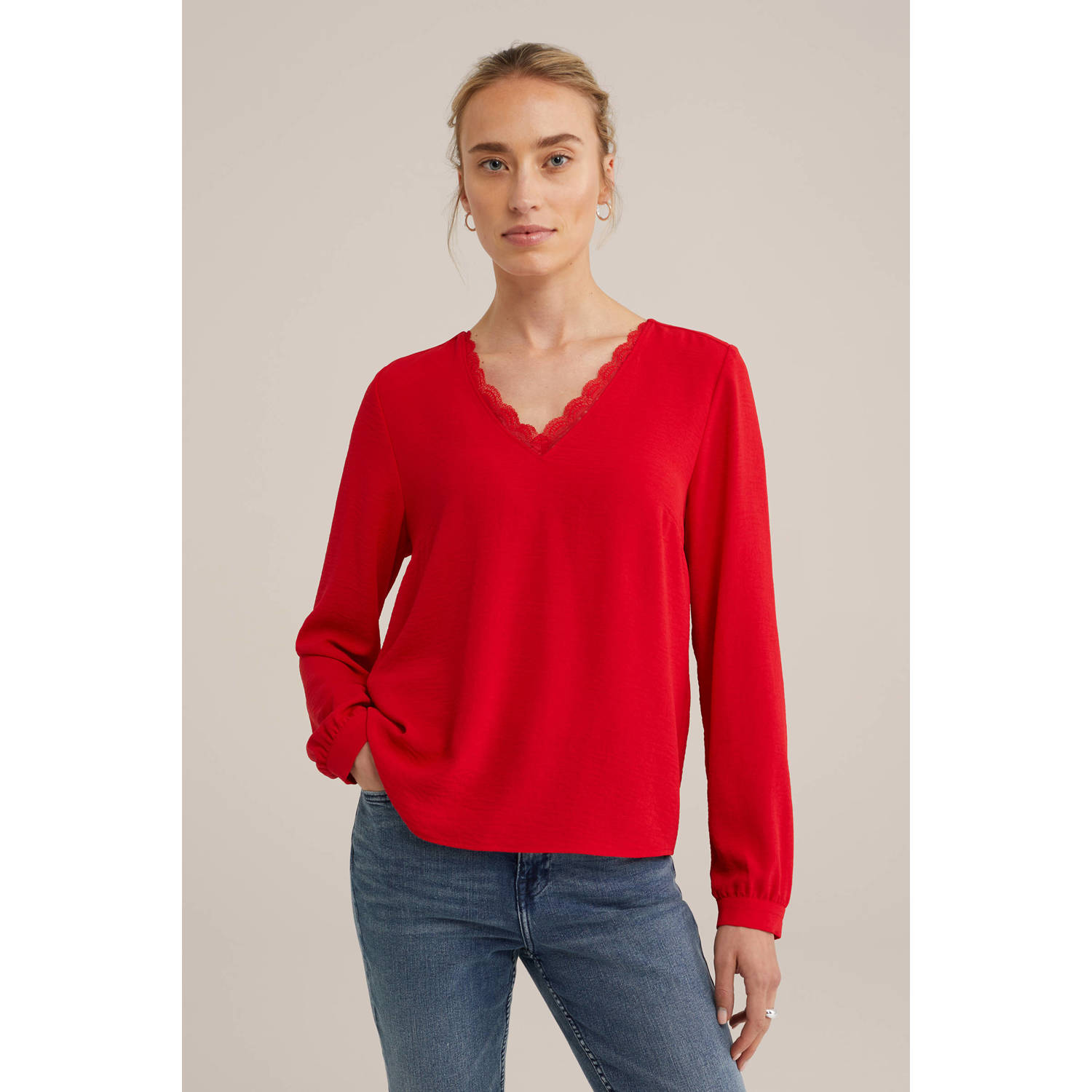 WE Fashion top rood