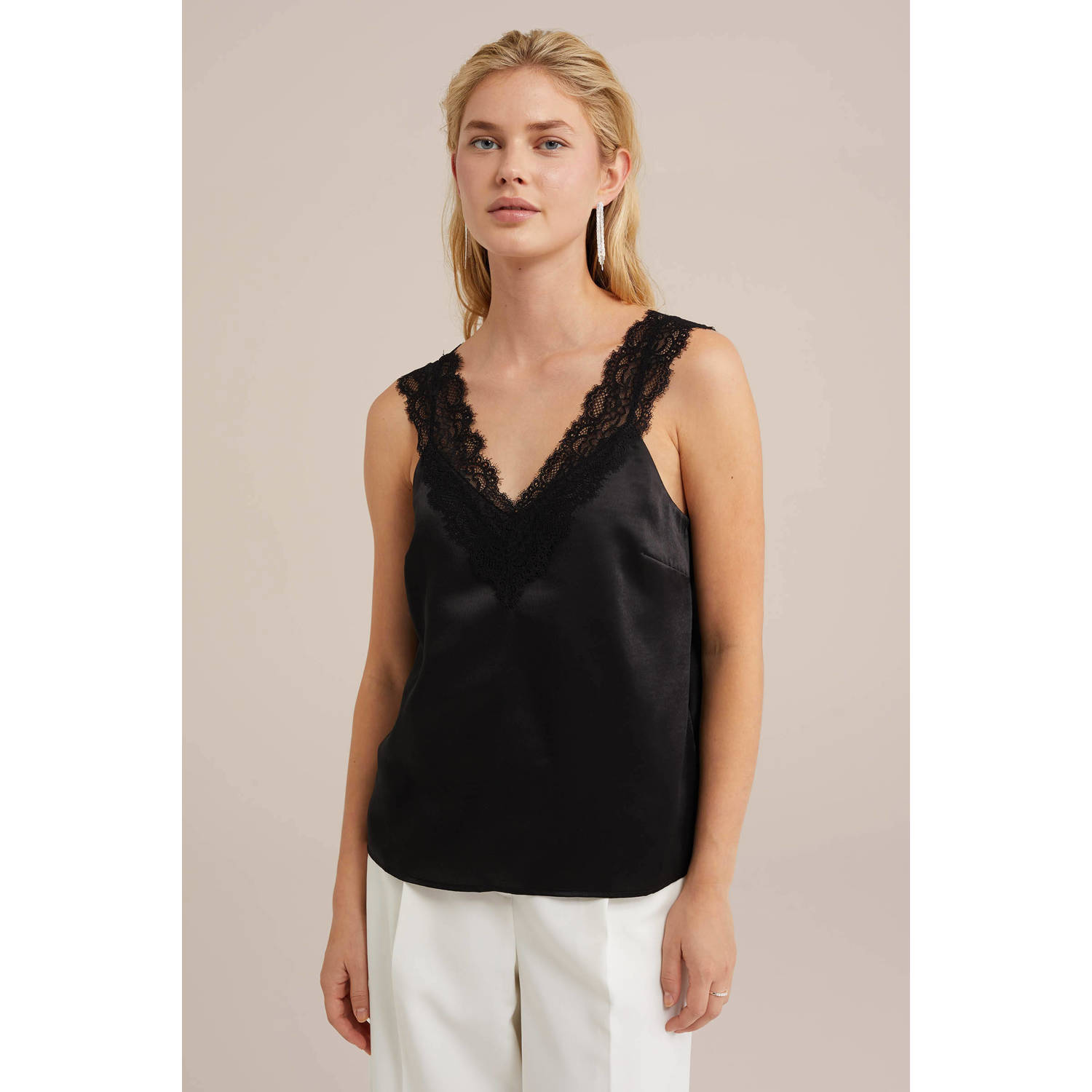 WE Fashion top zwart