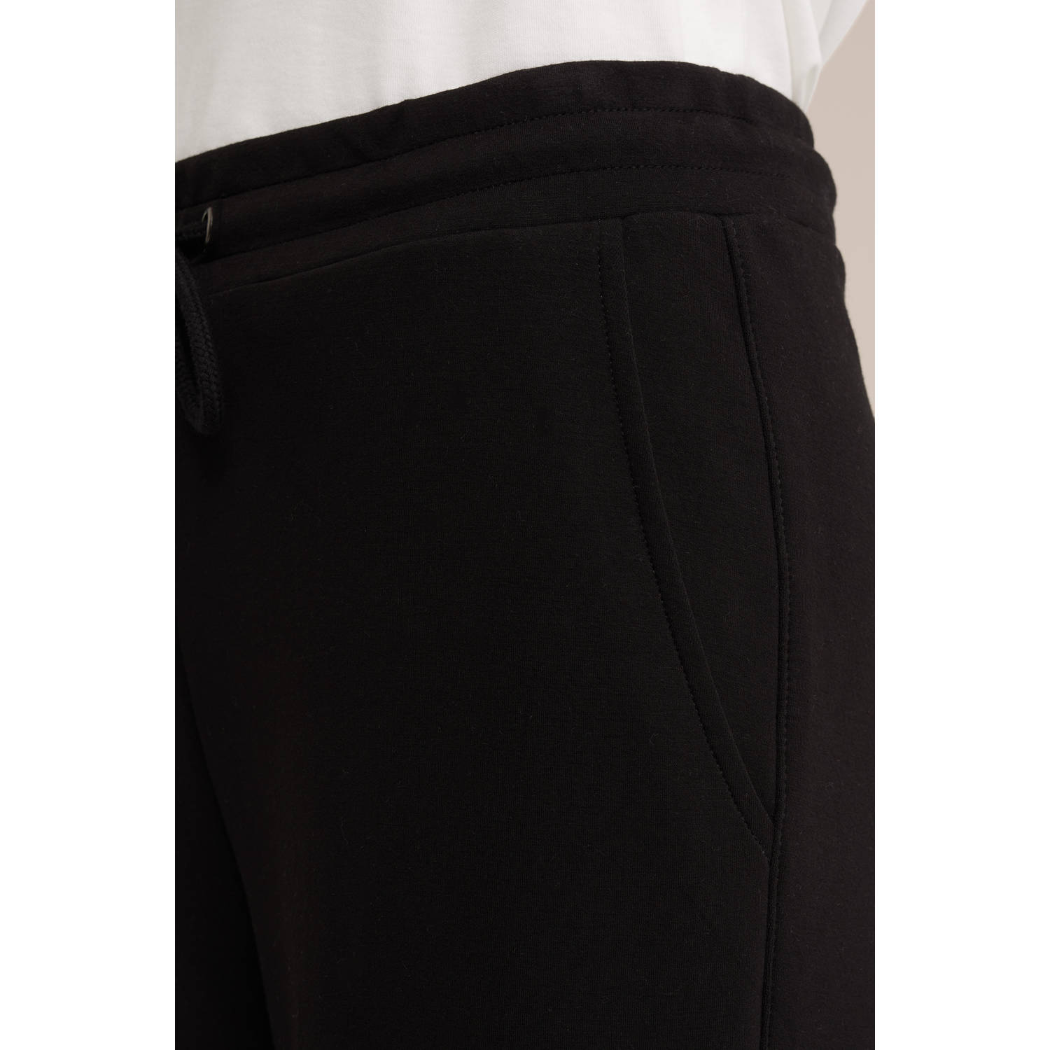 WE Fashion wide leg broek zwart
