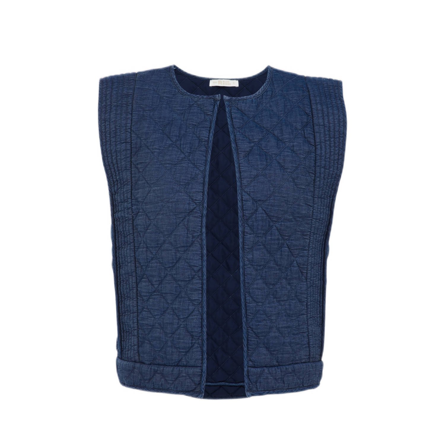 WE Fashion gilet dark blue denim