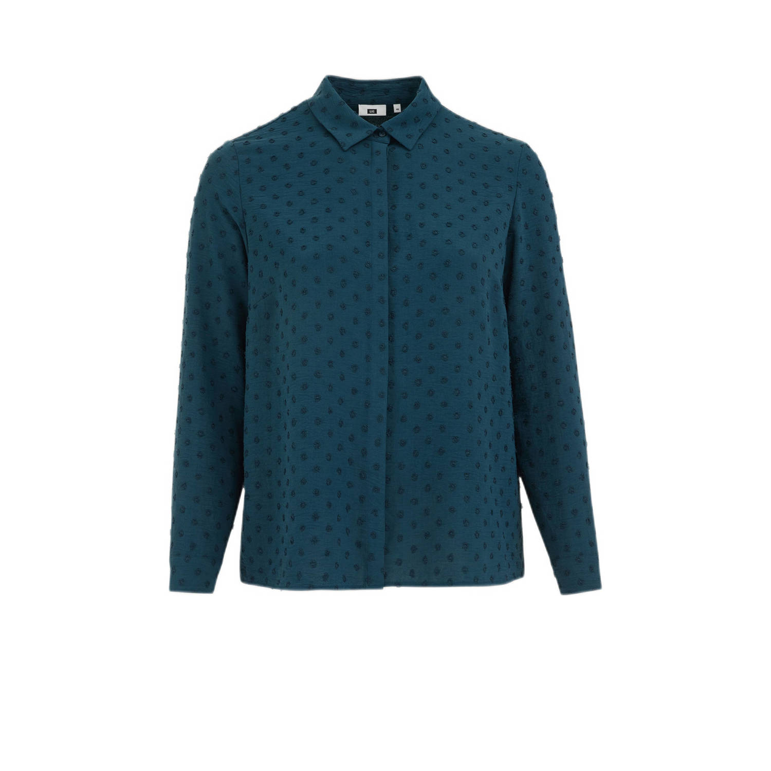 WE Fashion Curve blouse petrol