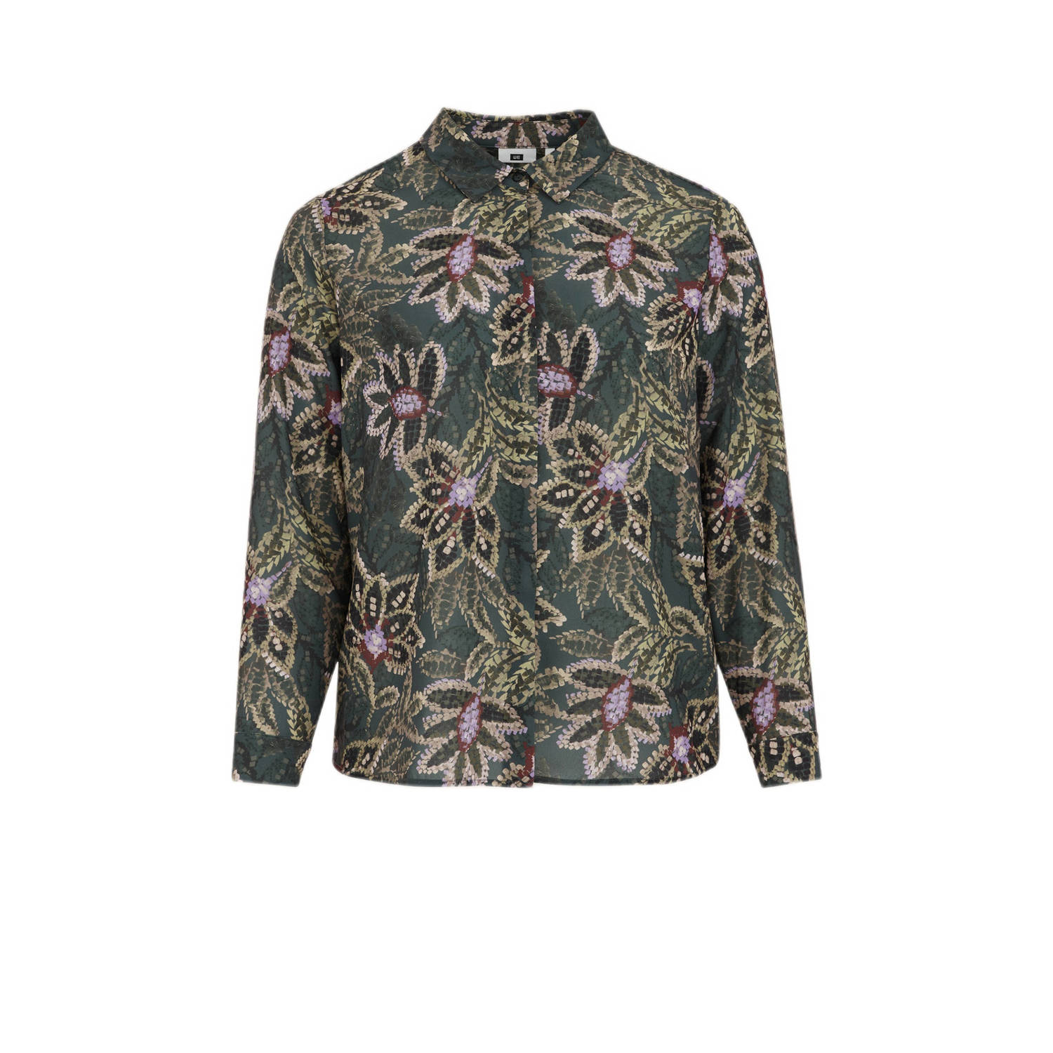 WE Fashion Curve blouse groen