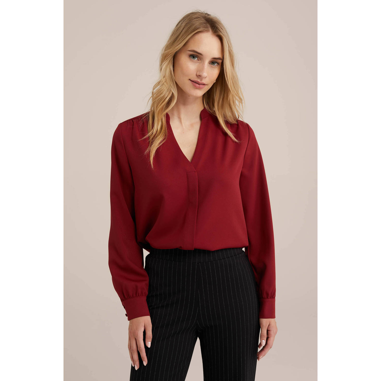 WE Fashion blousetop rood