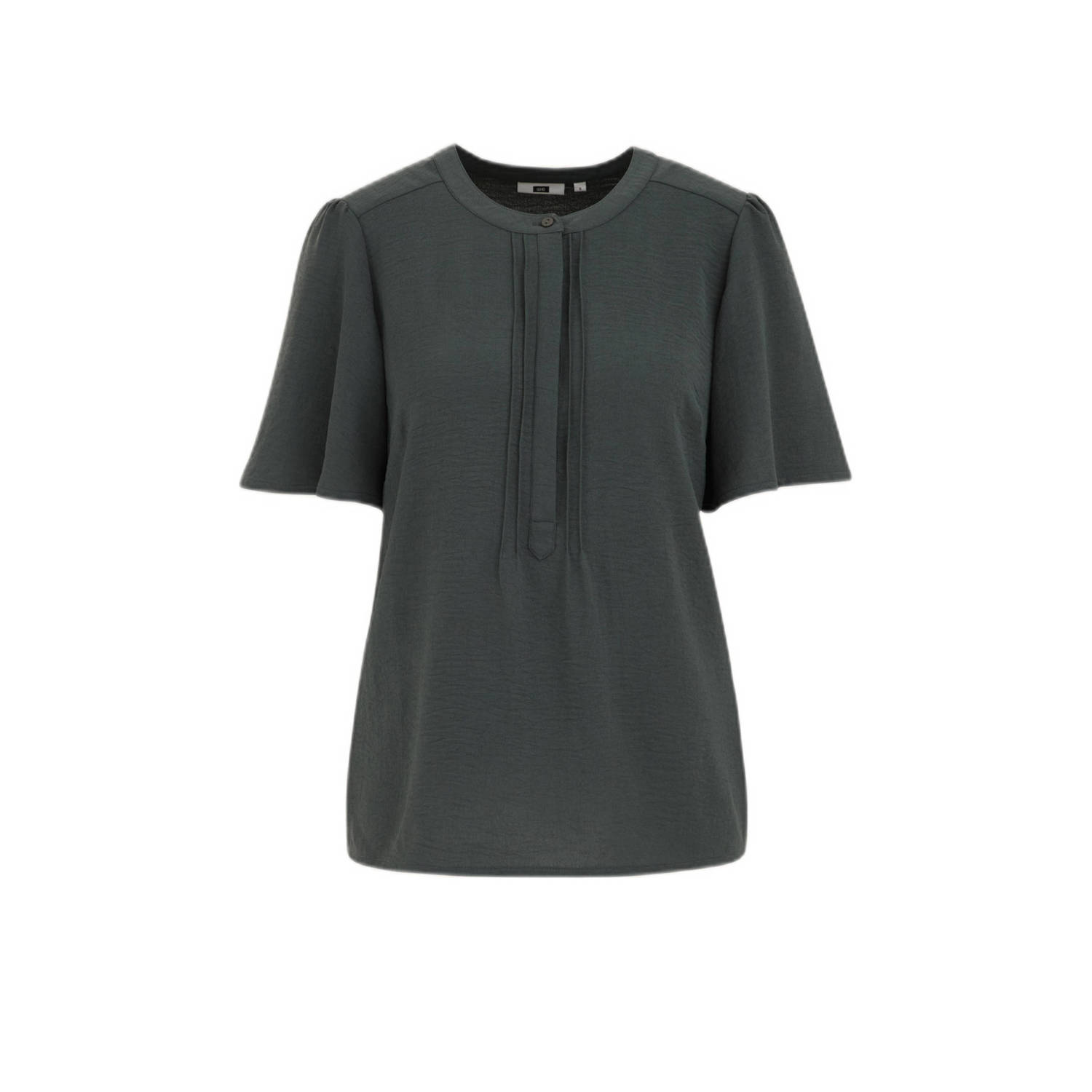 WE Fashion blousetop grijsgroen