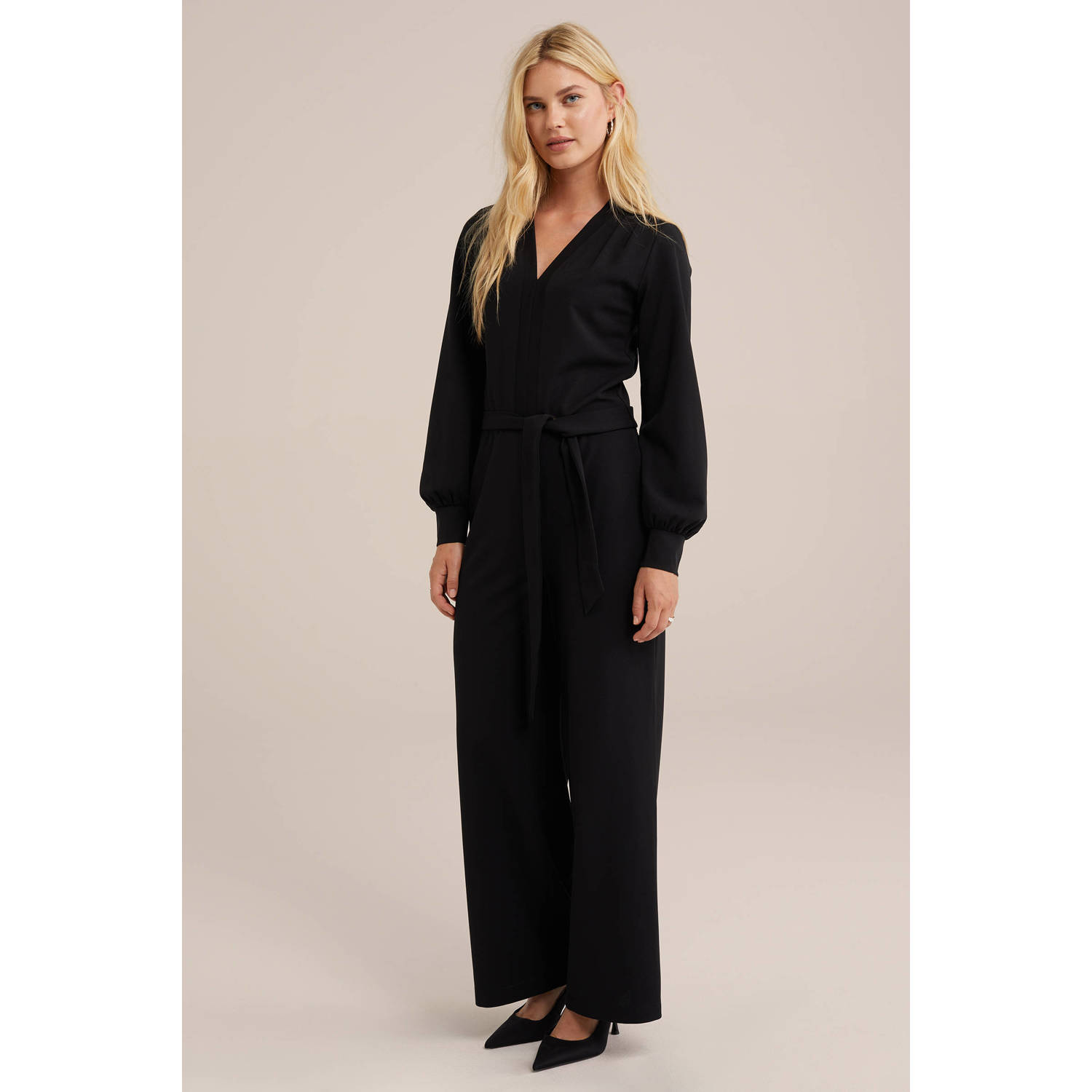 WE Fashion jumpsuit zwart