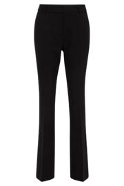 thumbnail: WE Fashion flared regular waist pantalon zwart