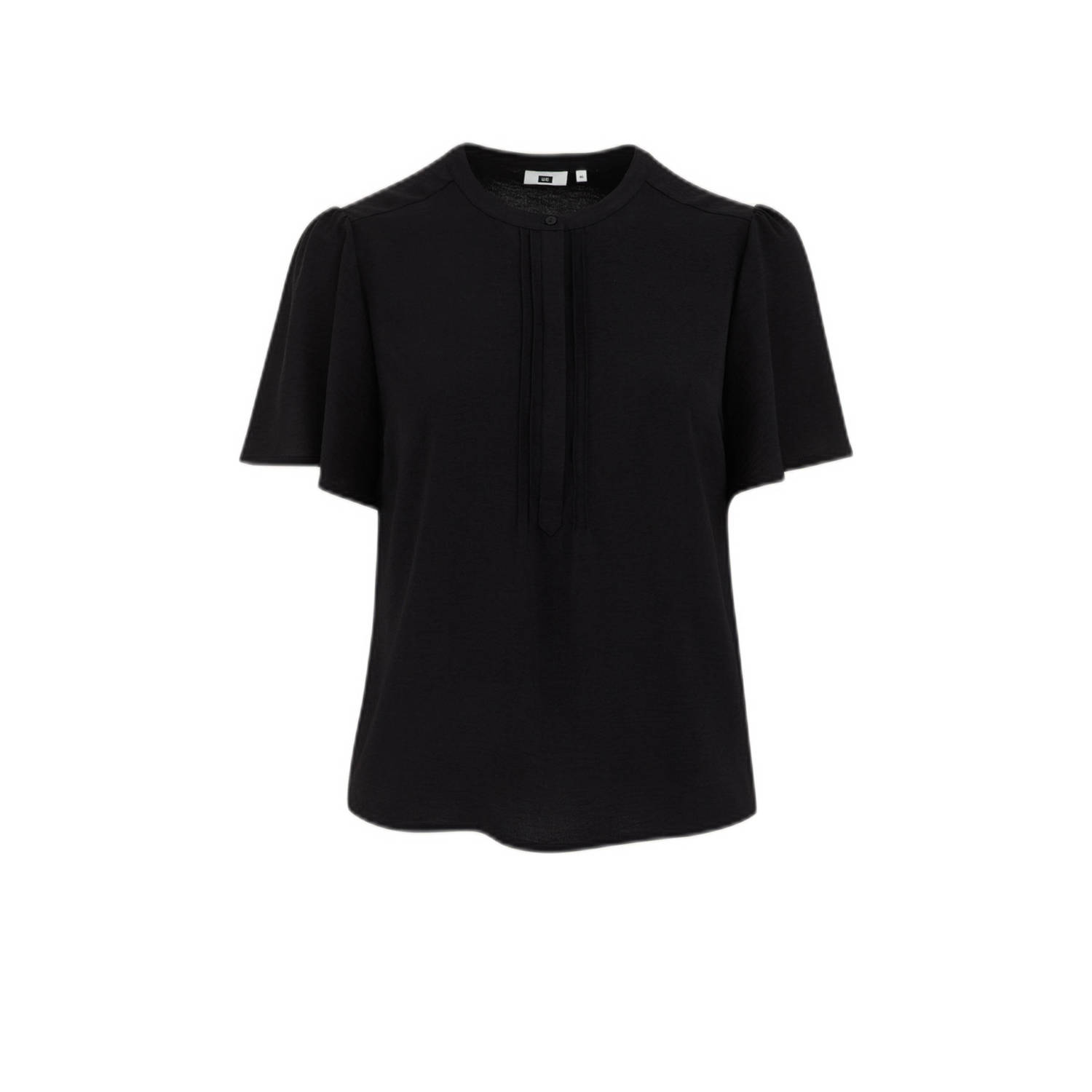 WE Fashion Curve top zwart