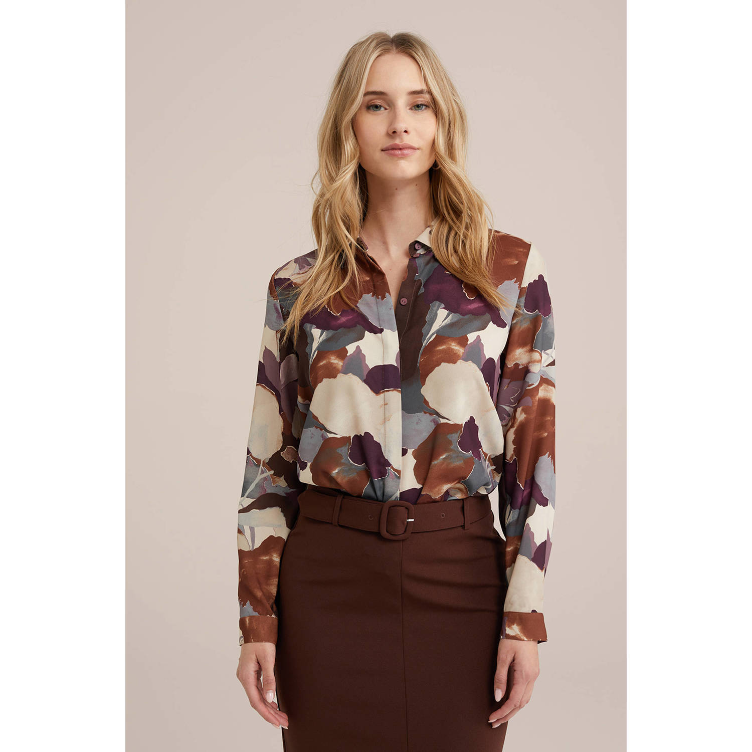 WE Fashion blouse met all over print