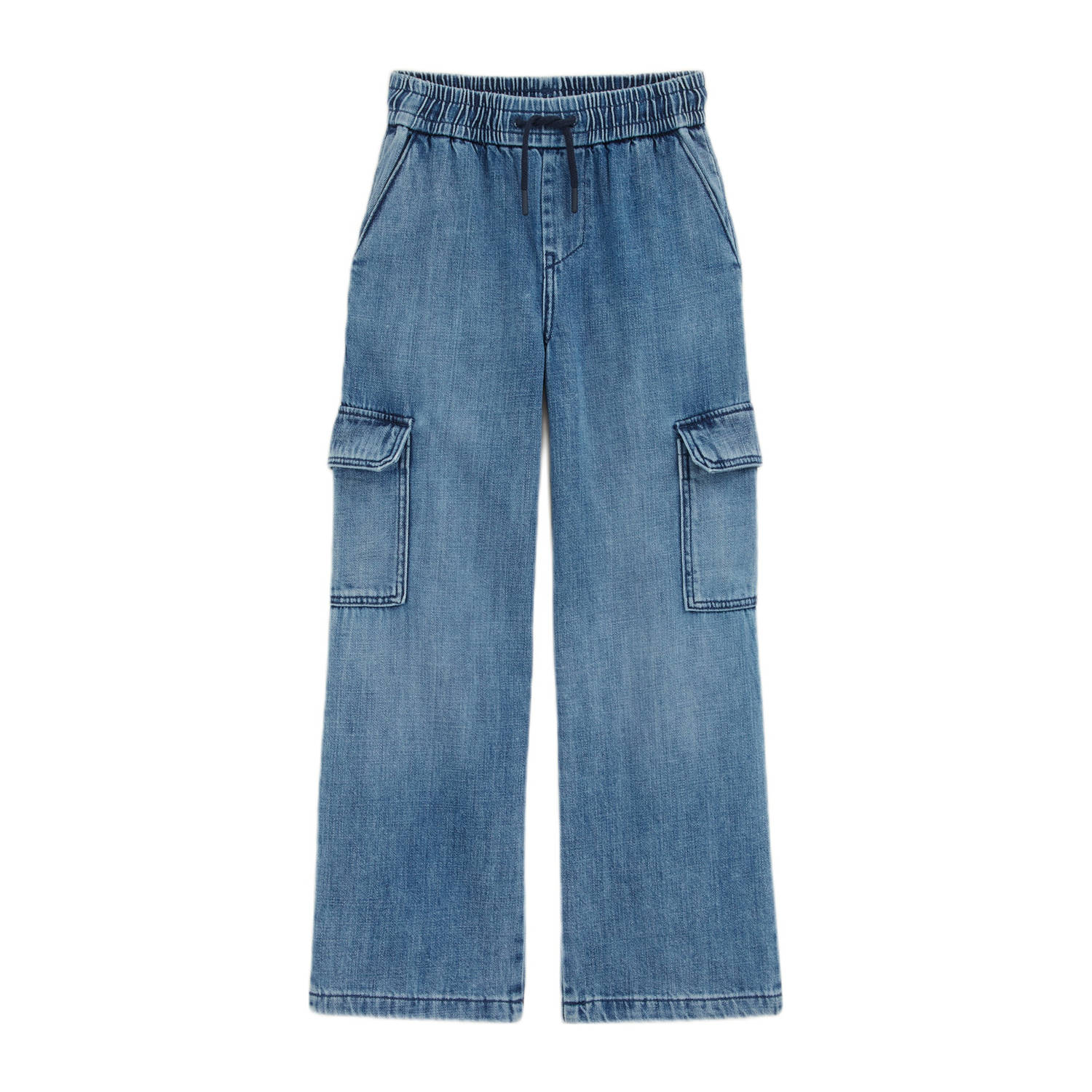 WE Fashion high waist loose fit jeans easy blue denim