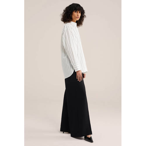 WE STUDIO gestreepte blouse wit afbeelding