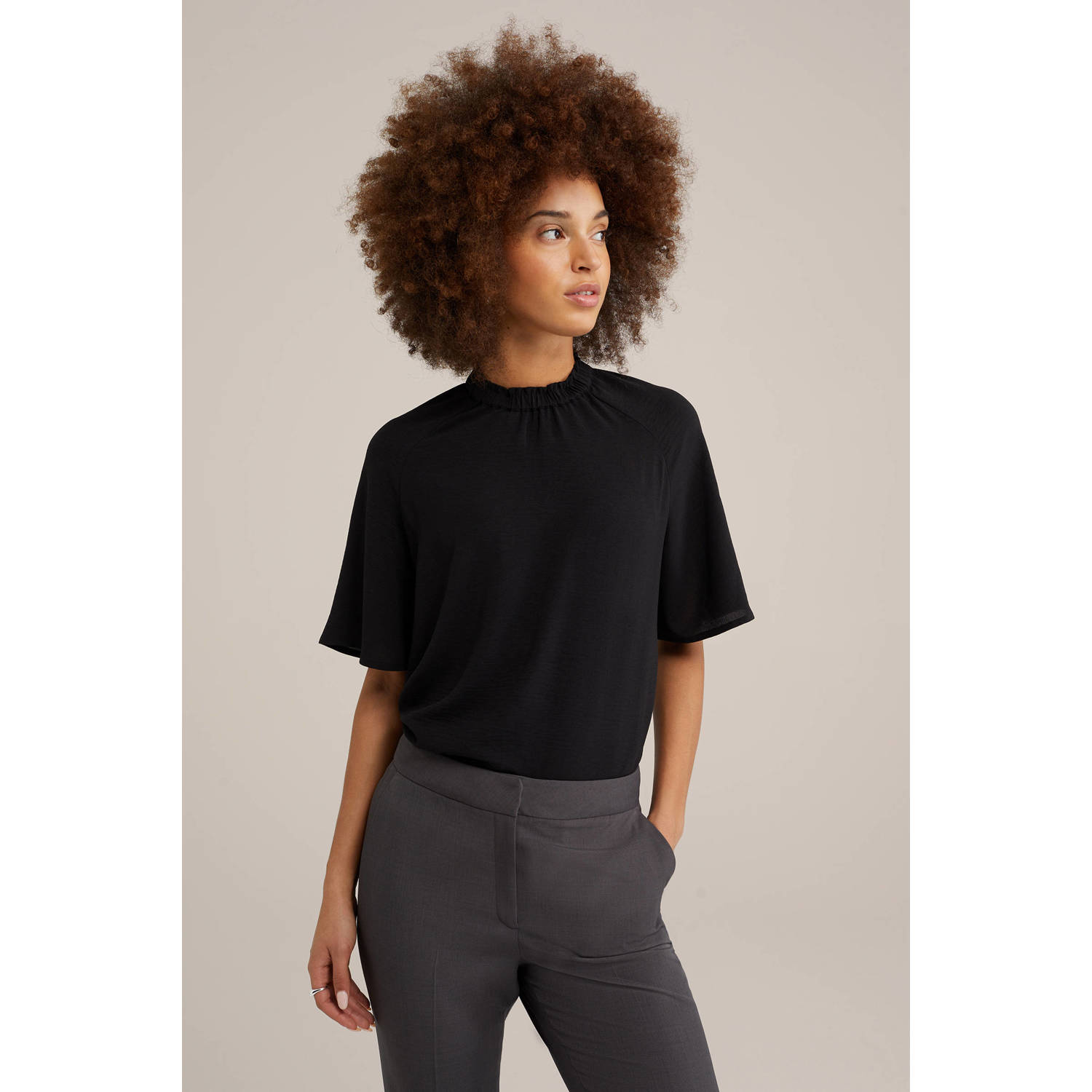 WE Fashion top zwart