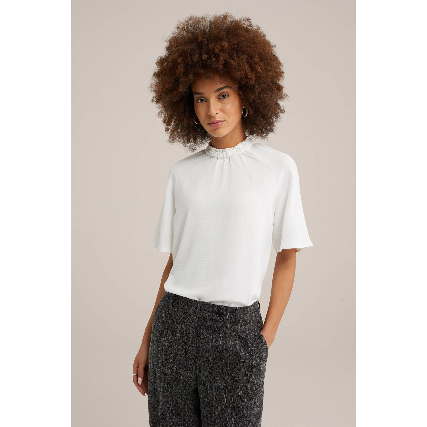 WE Fashion top ecru