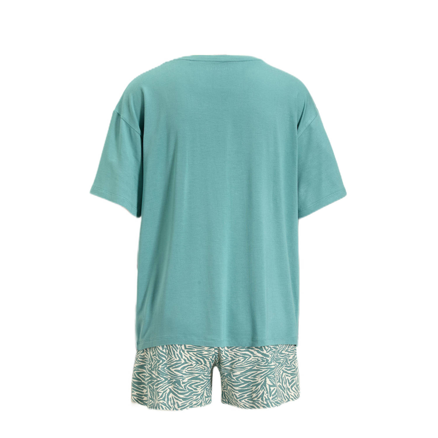 Dreamcovers shortama groen ecru