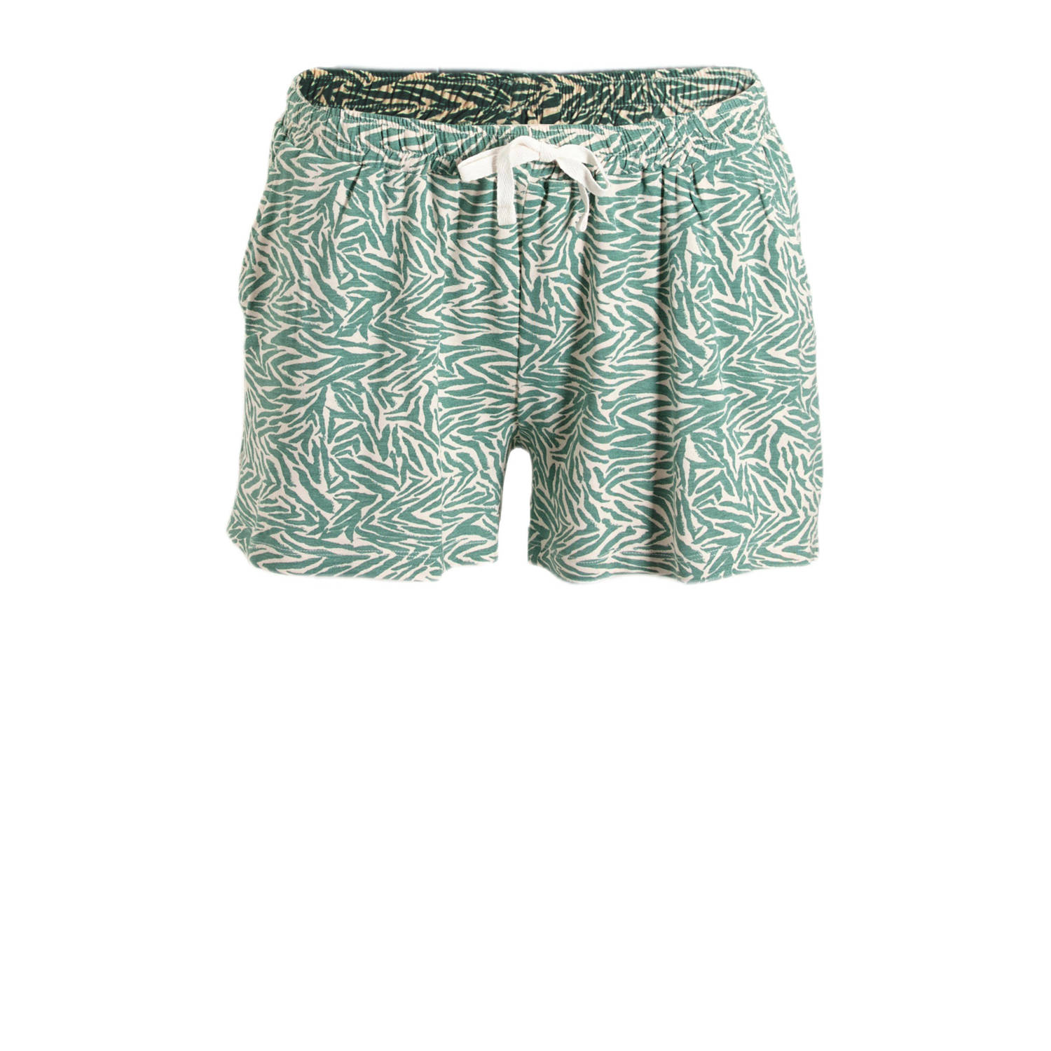 Dreamcovers shortama groen ecru