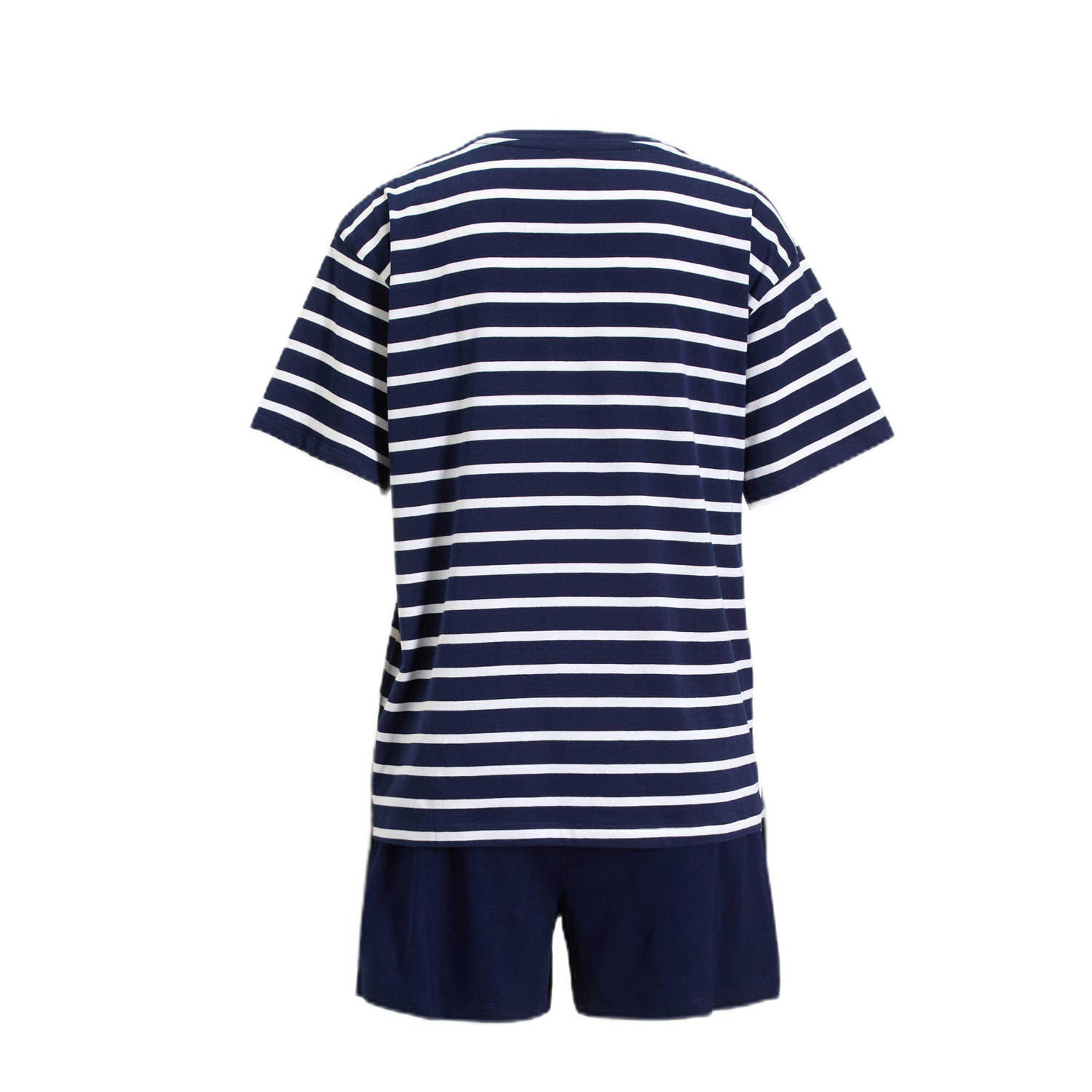 Dreamcovers shortama donkerblauw wit
