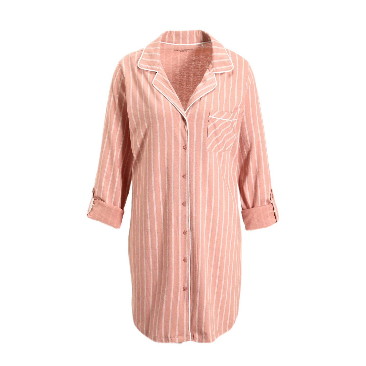 Dreamcovers nachthemd roze ecru