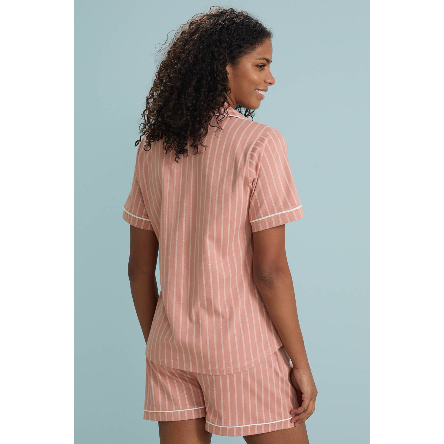 Dreamcovers shortama roze ecru