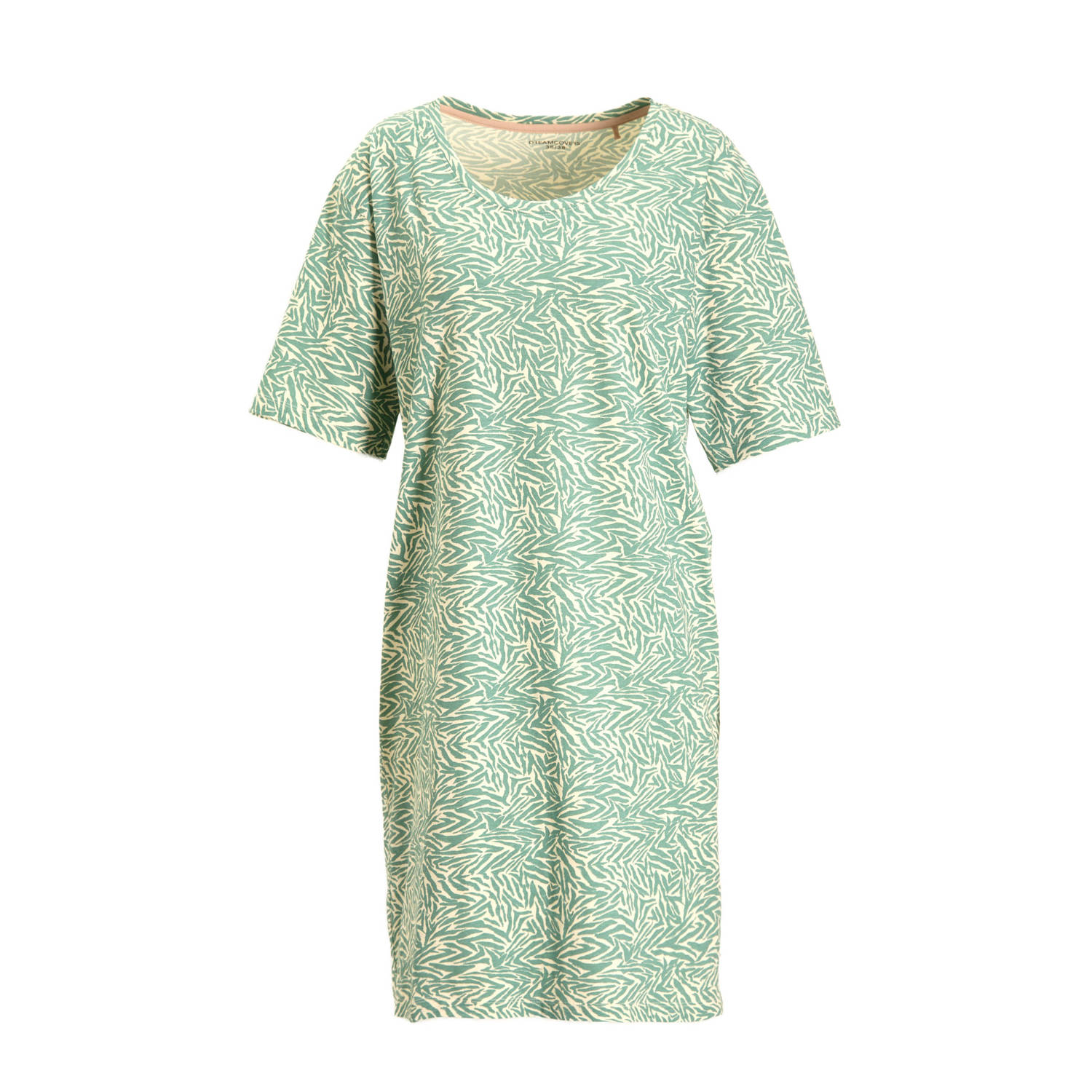 Dreamcovers nachthemd (set van 2) groen ecru