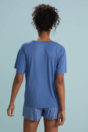 thumbnail: Dreamcovers shortama blauw/ecru