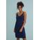 Dreamcovers slipdress donkerblauw/zwart