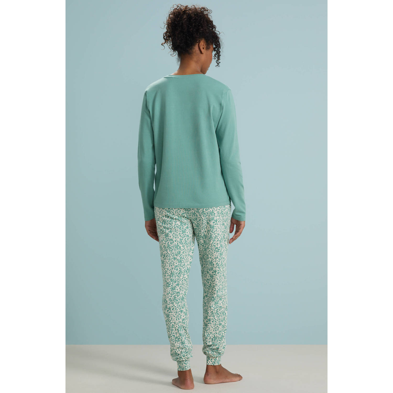 Dreamcovers pyjama groen ecru