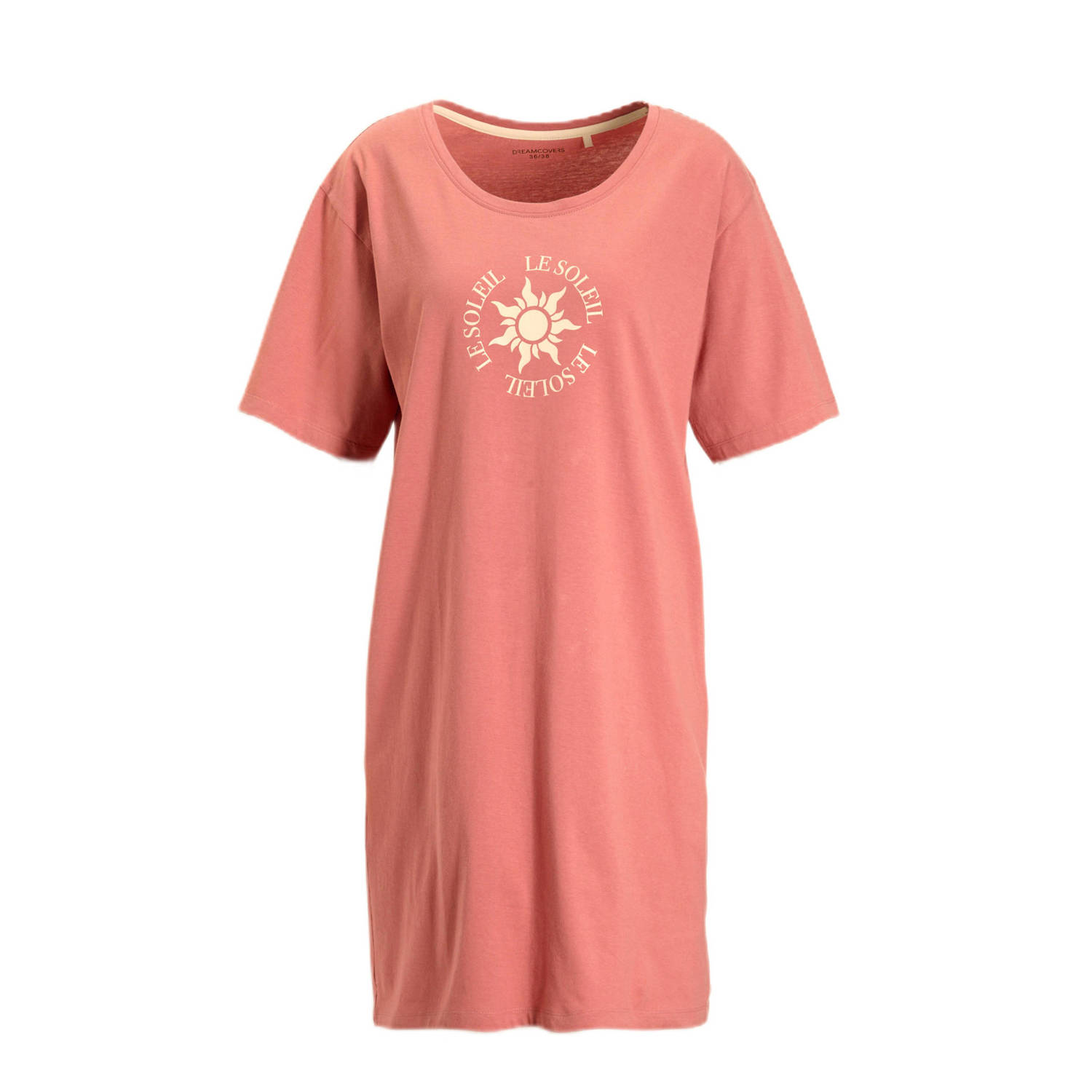 Dreamcovers nachthemd (set van 2) roze ecru